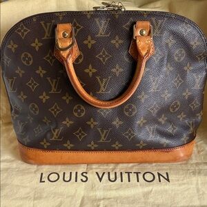 Louis Vuitton Brown Monogram Alma Handbag
